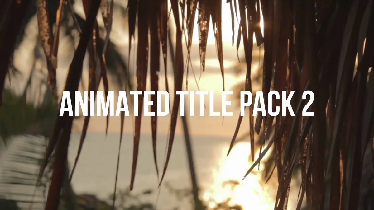 Bold title over a beach