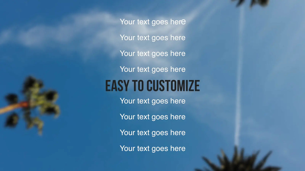 Easy to customize