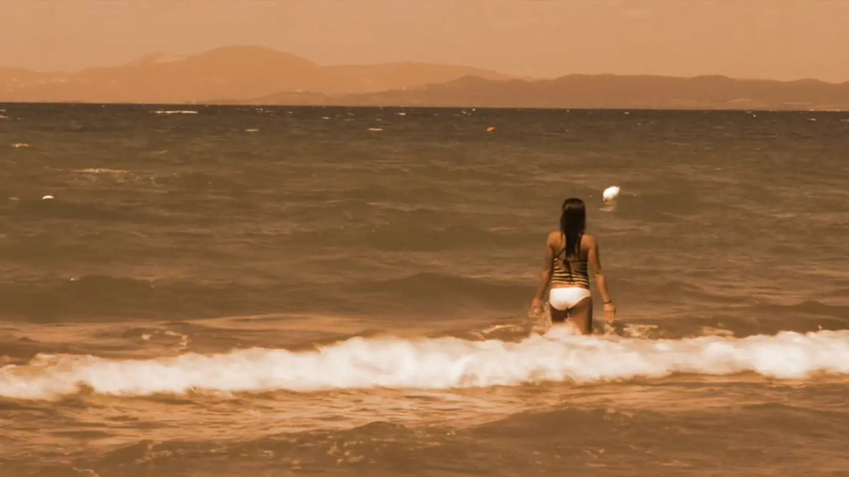 Warm sepia-orange tone