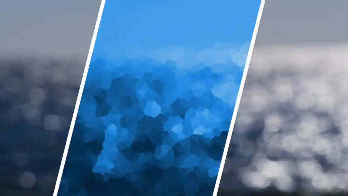 Angled color panel