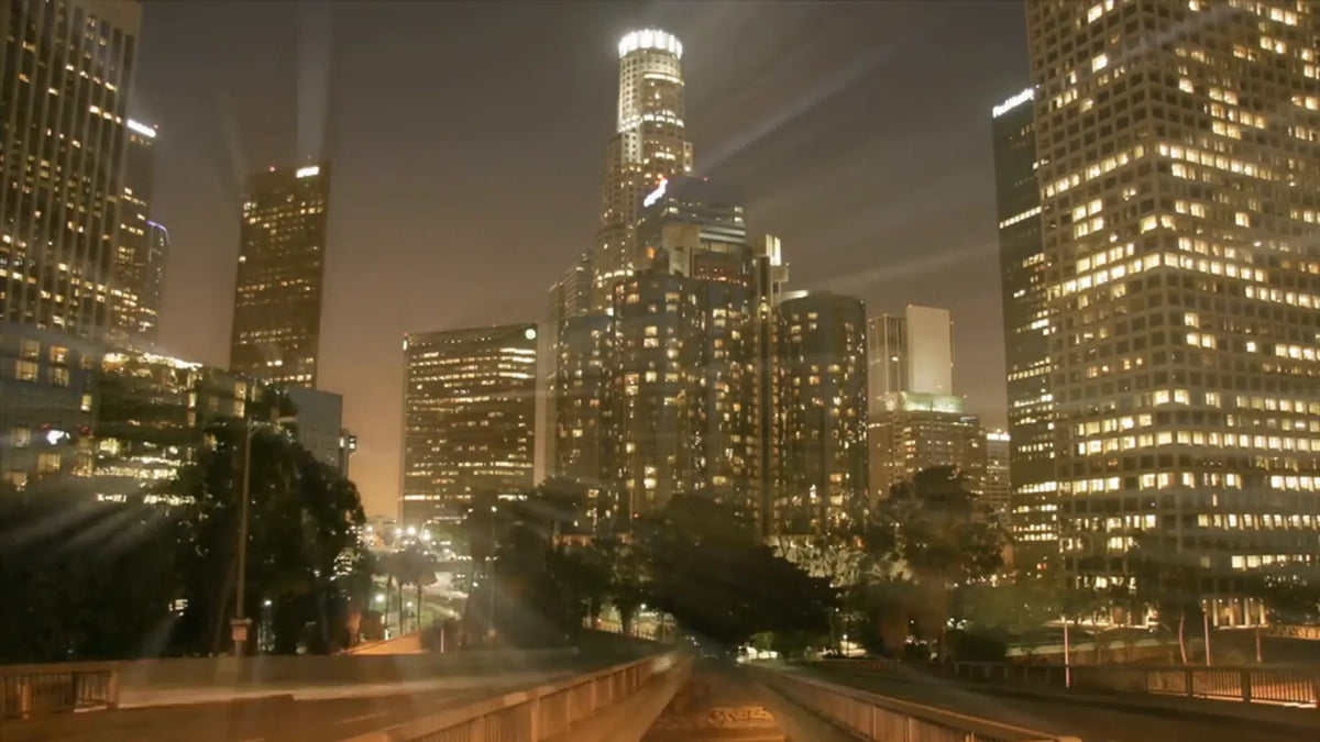 City light rays