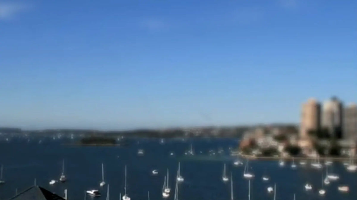 Harbor with a tilt-shift look