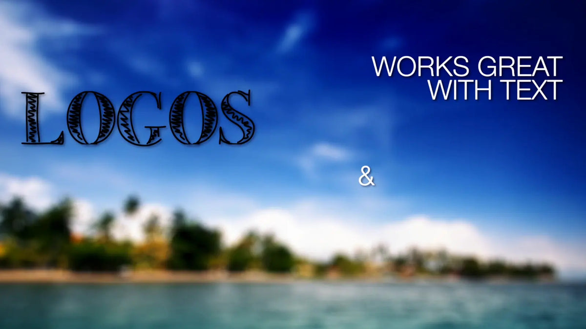 Works with logos and text