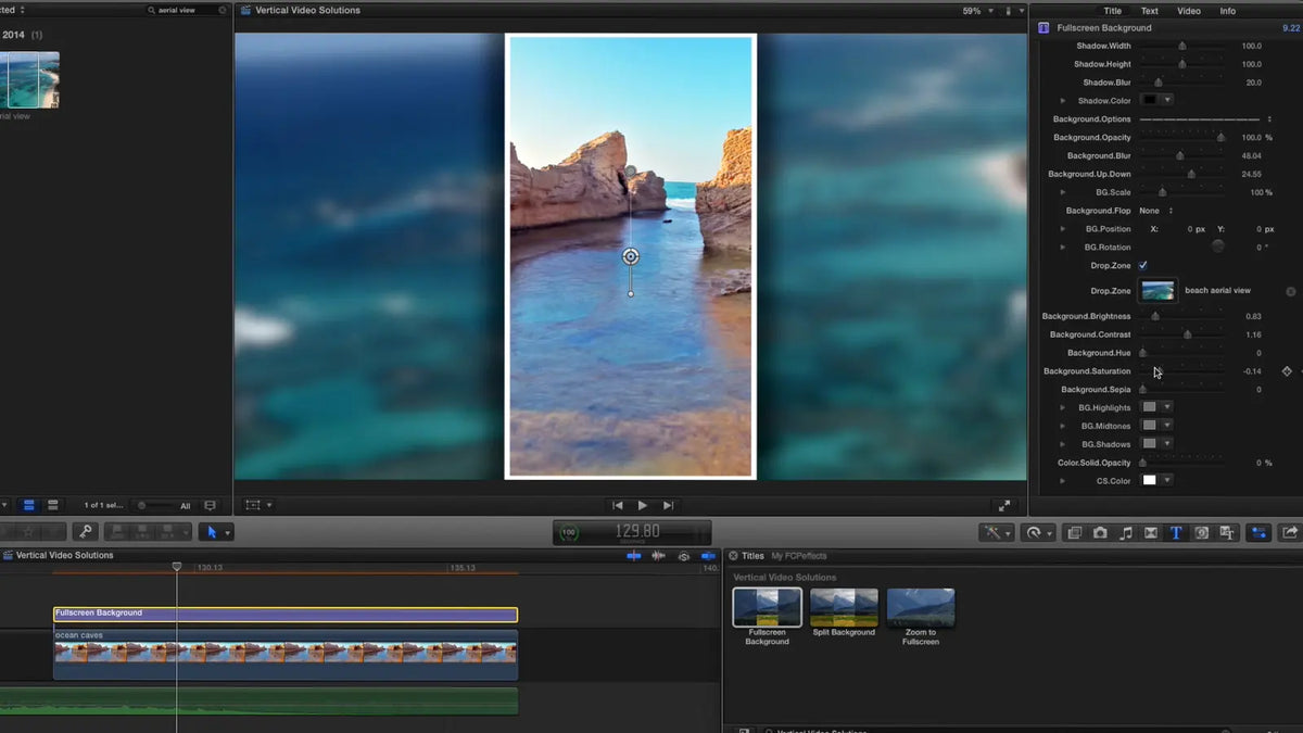 Several vertical clips side by side