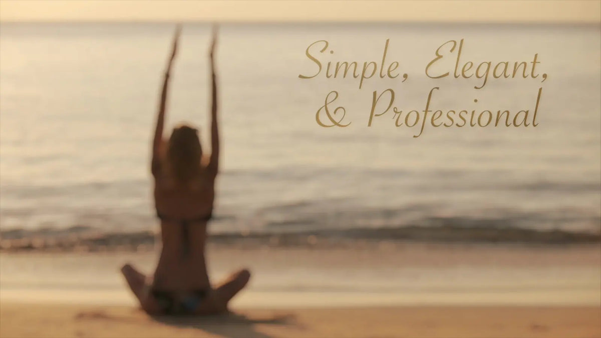 Simple, elegant script title