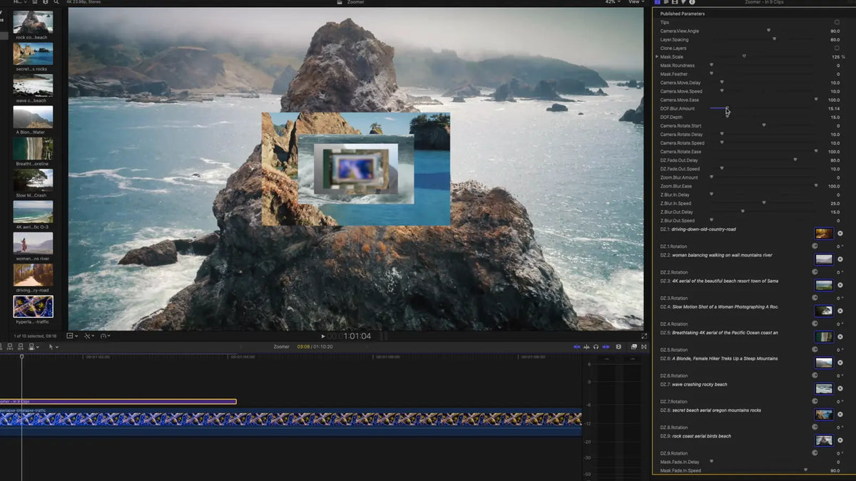 Building a zoom in Final Cut Pro