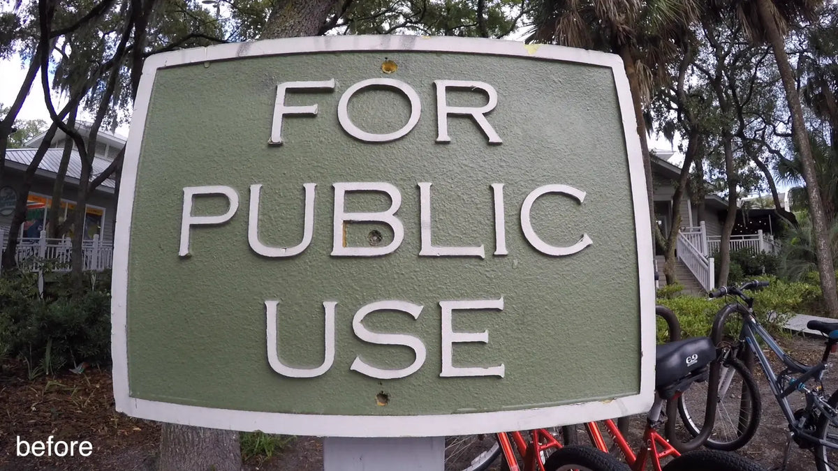 Before: fisheye distortion