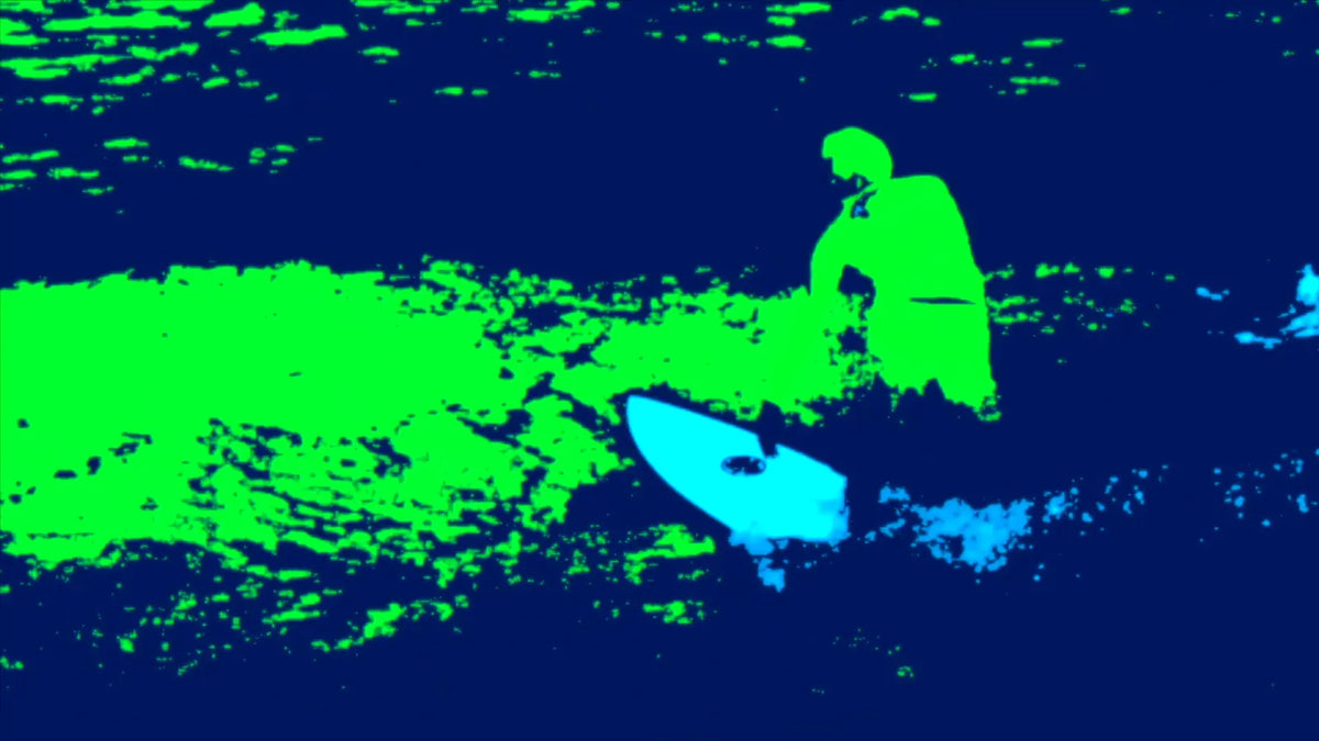 Color-key effect pulsing to the beat