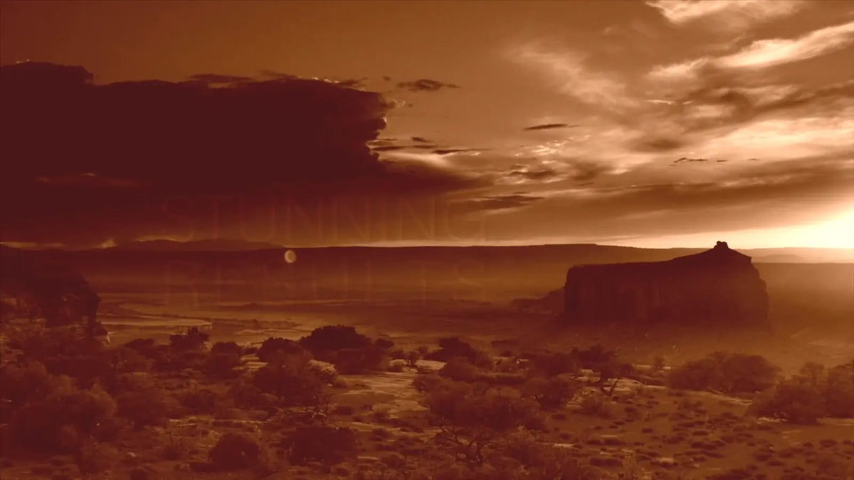 Sepia look on a coastline