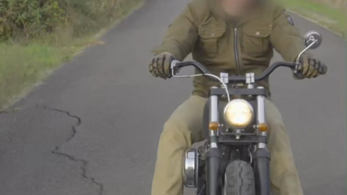 Blur a moving rider