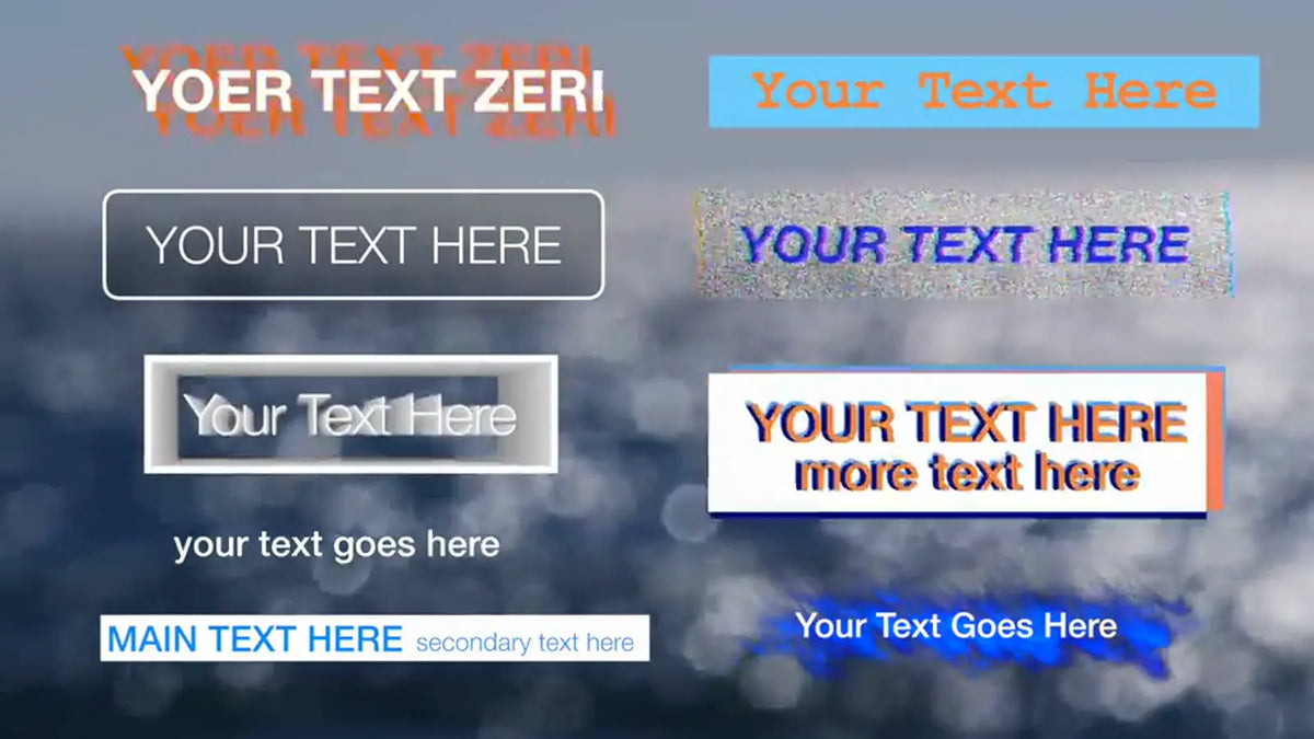 Name and title styles