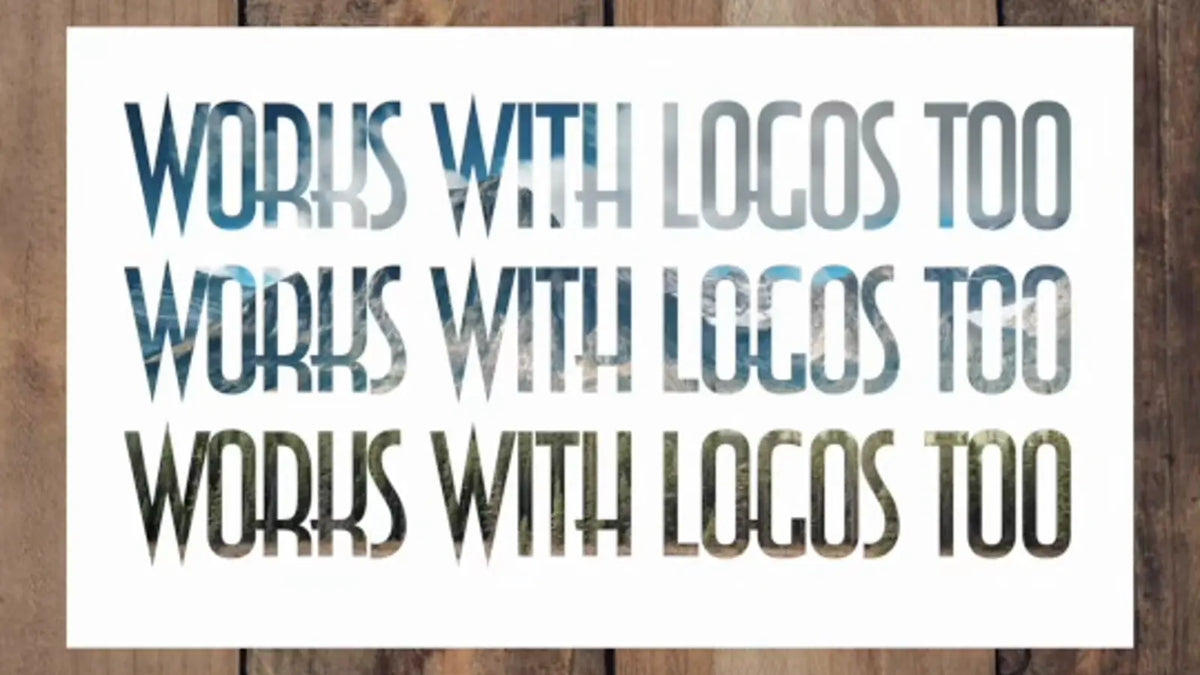 Works with logos too