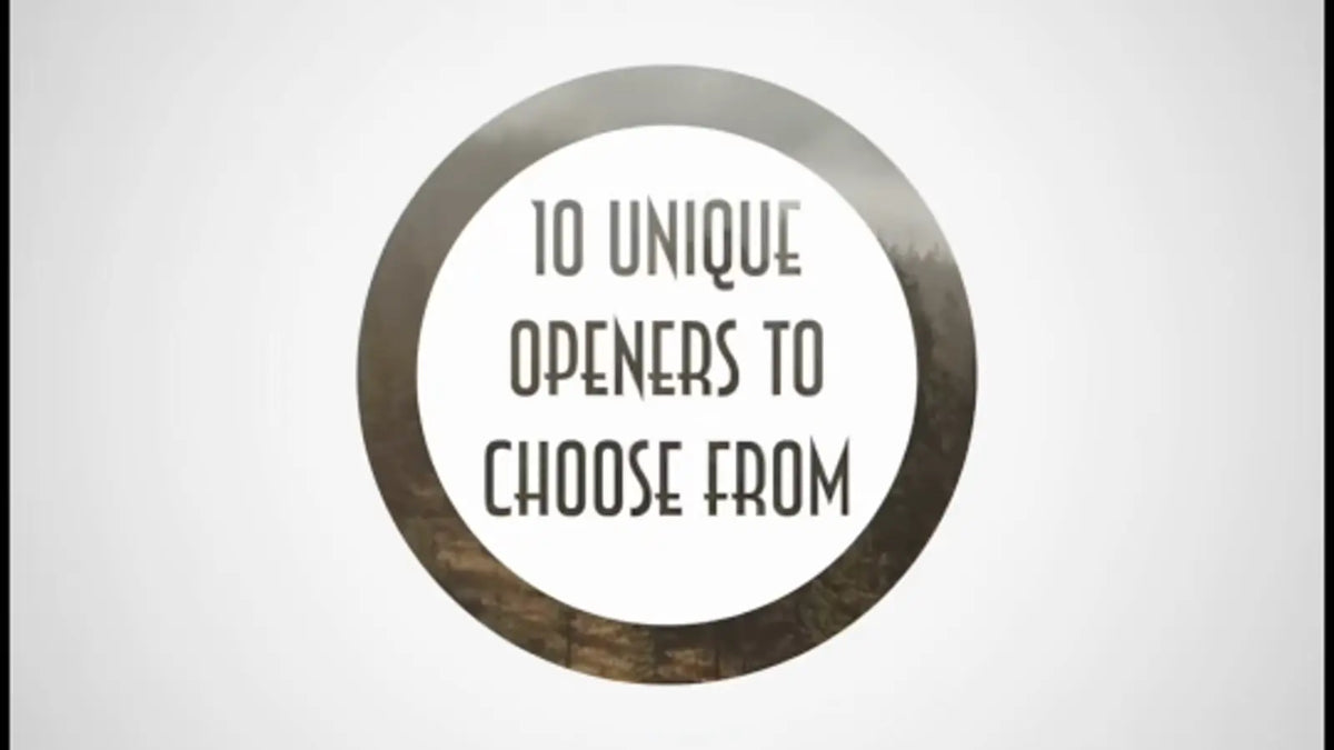 10 unique openers to choose from