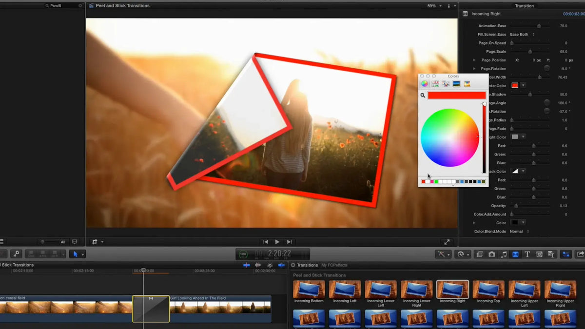 Customize the edge color
