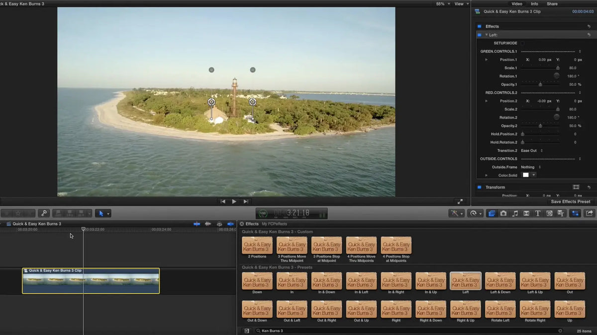 Setting the start and end in Final Cut Pro