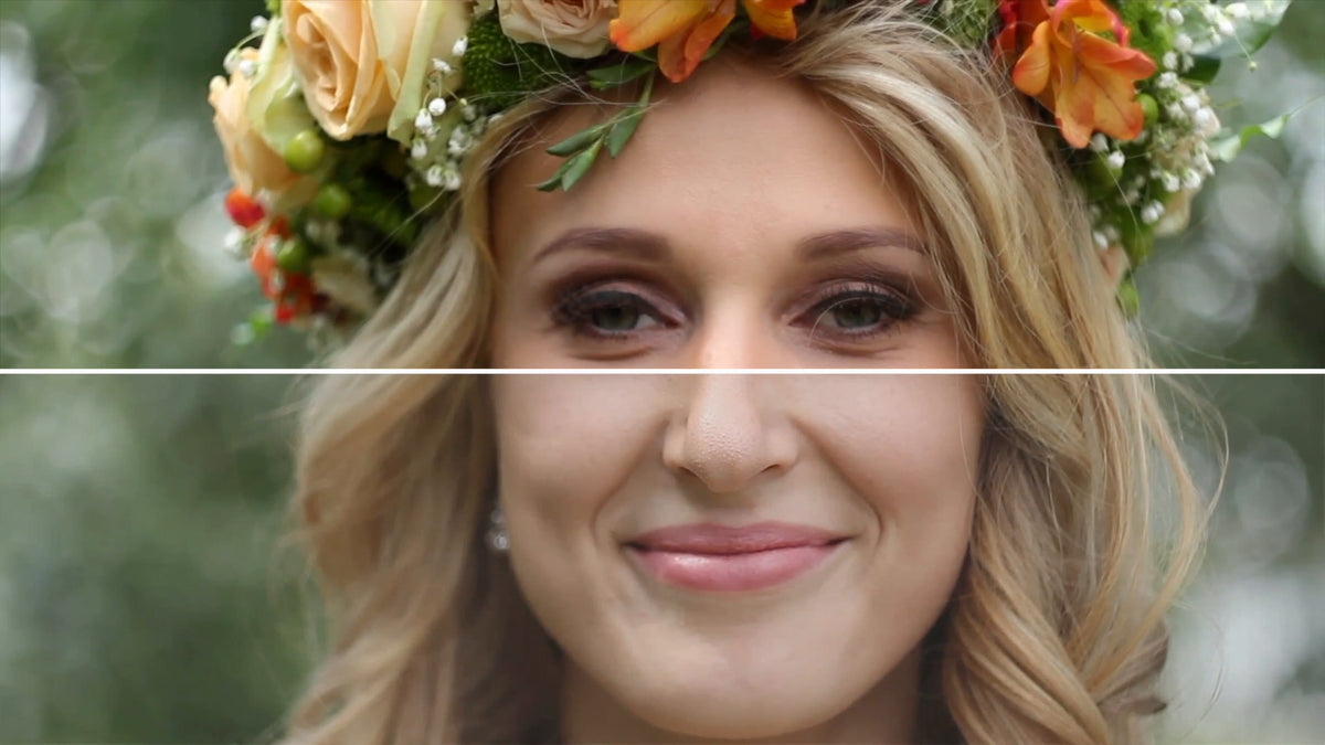 Before and after: portrait