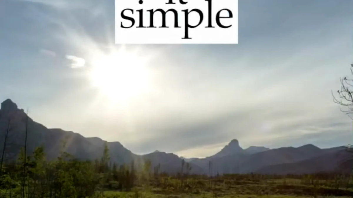 Boxed title: keep it simple