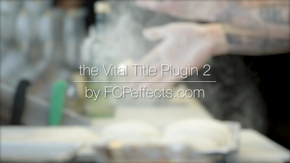 Title over a close-up