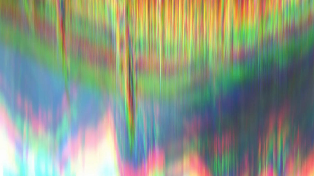 Rainbow warp between clips